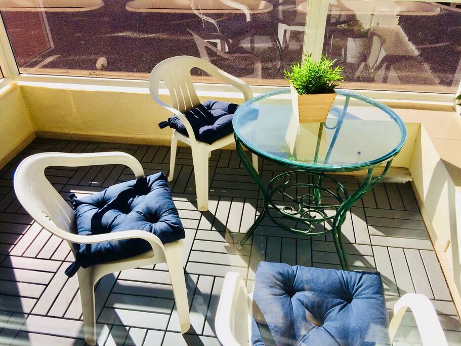 Acogedora terraza
