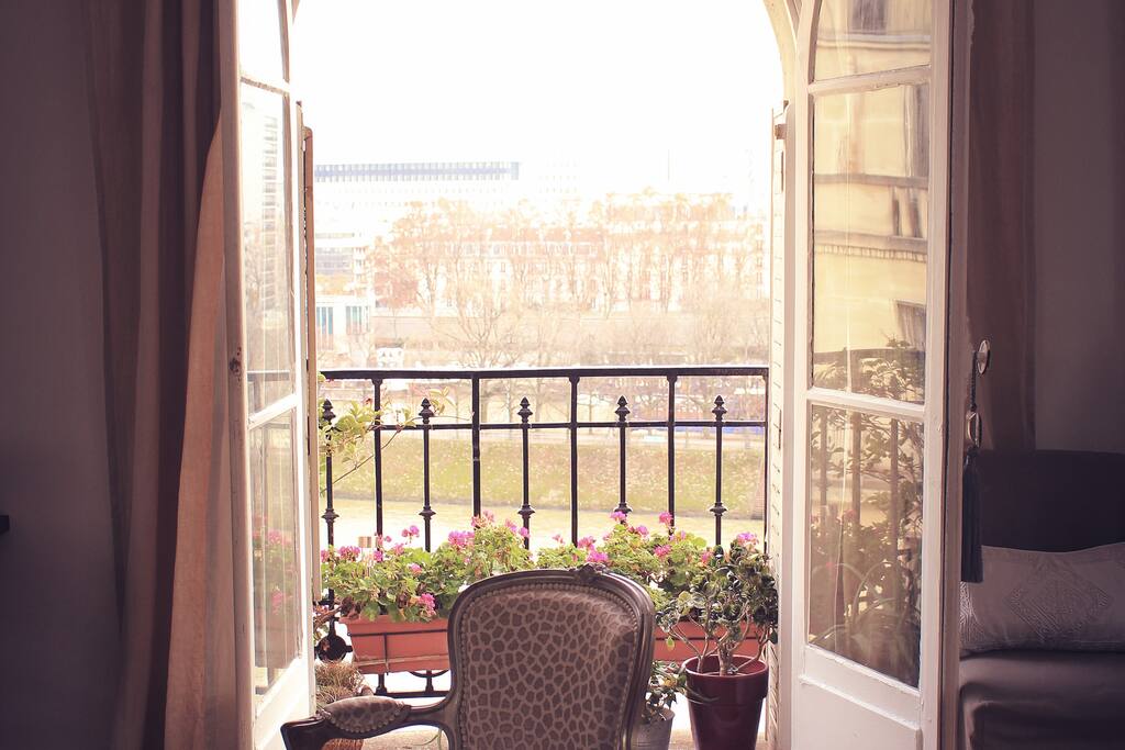 Balcony view from the living room