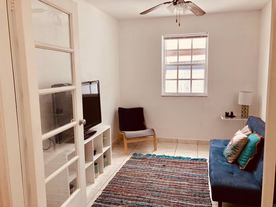 3rd bedroom/ den with sofa bed