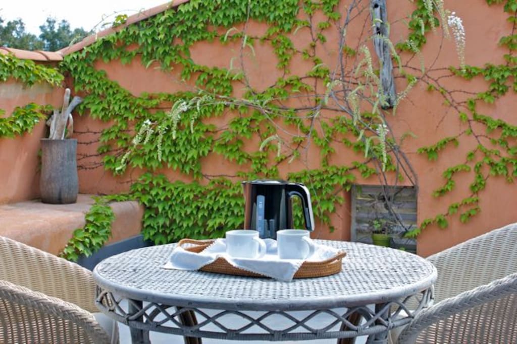 belle terrasse tropézienne