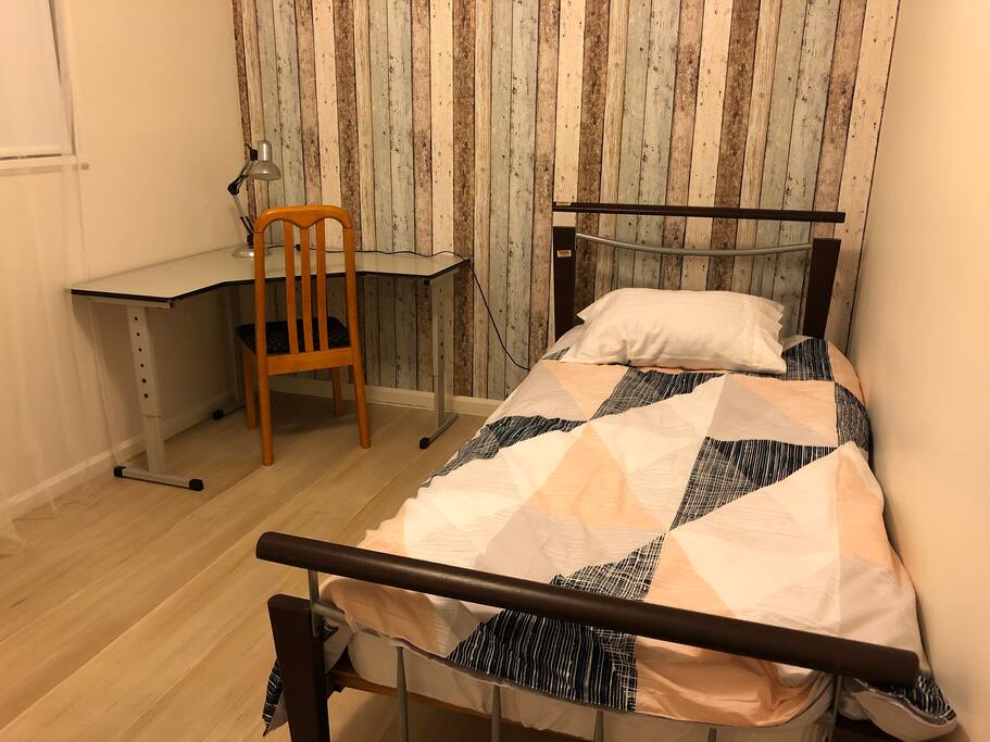 Bedroom with a study desk