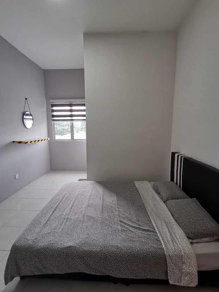 Master room  with stand fan
