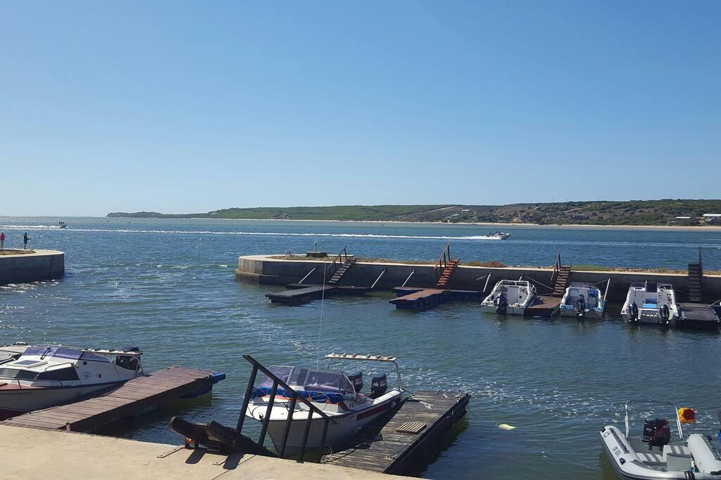 Private mooring for your boat. This is in front of our home, on the Breede River.