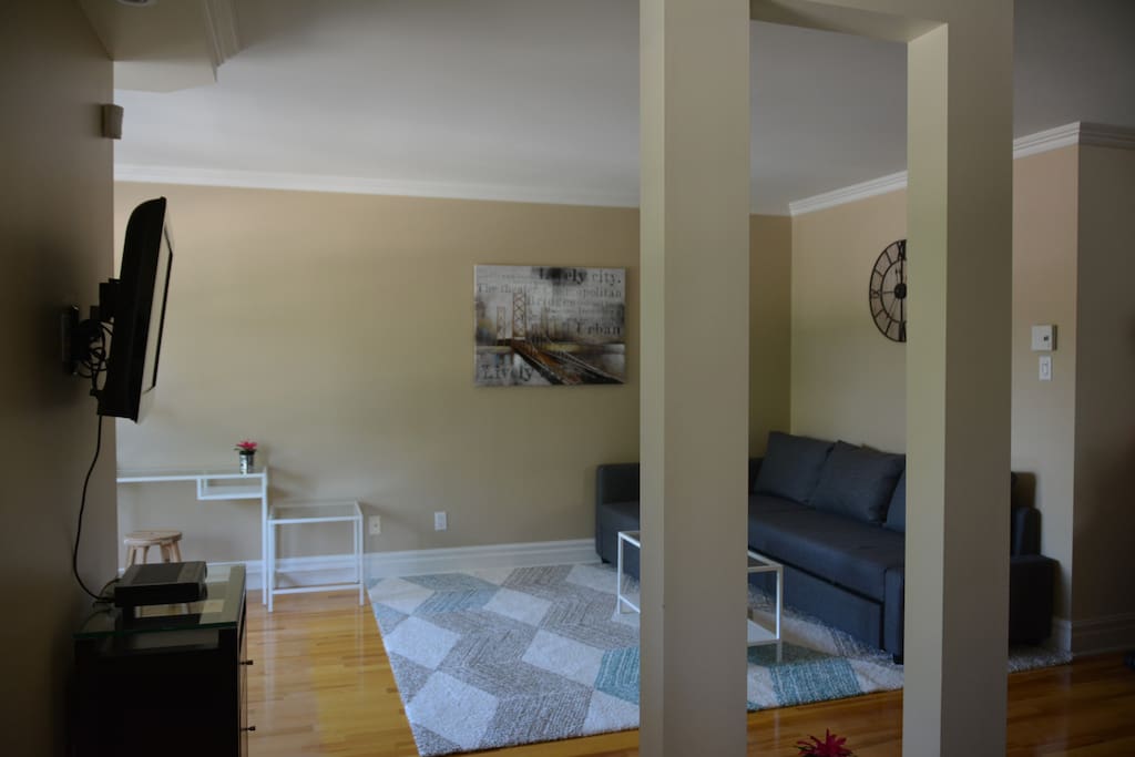 Living room view from the entrance.