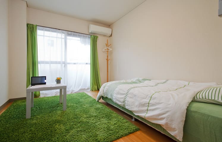 Bright rooms facing the south