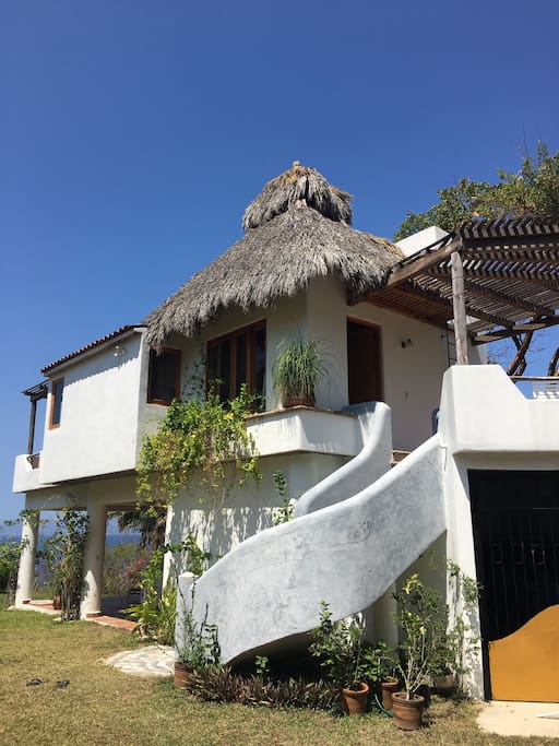 Rear of house with entrance