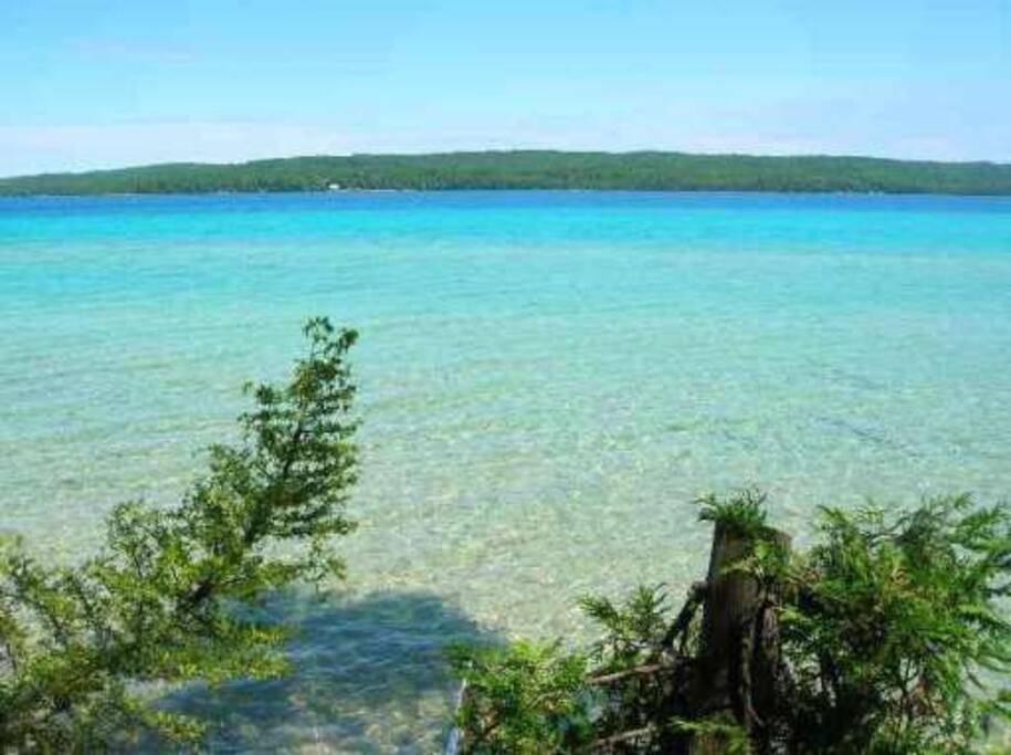Torch Lake access is 1/4 mile away!
