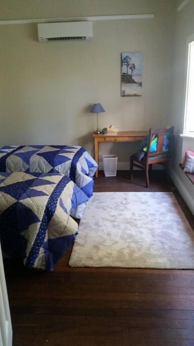 Work space, free wifi, local information and maps available.