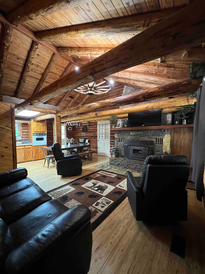 View from the front entrance. 