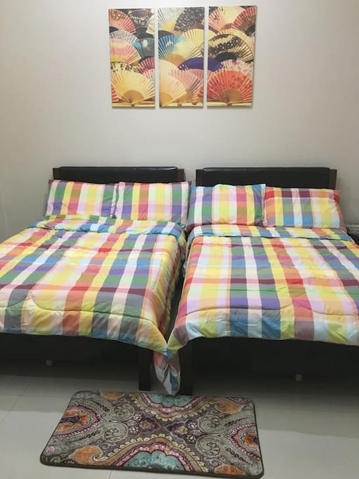 Very spacious & firm bed & clean linens also