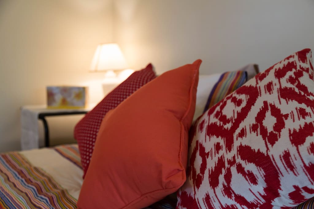 comfortable queen bed