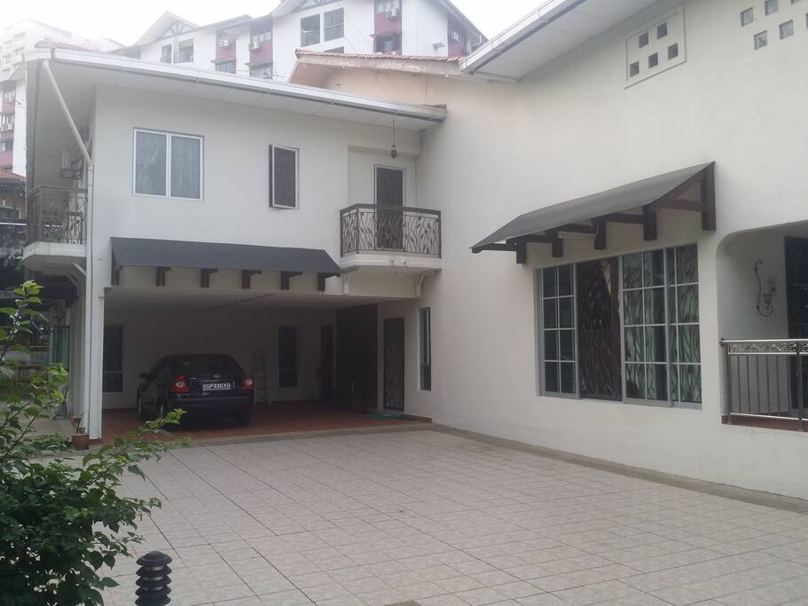 Driveway and Garage