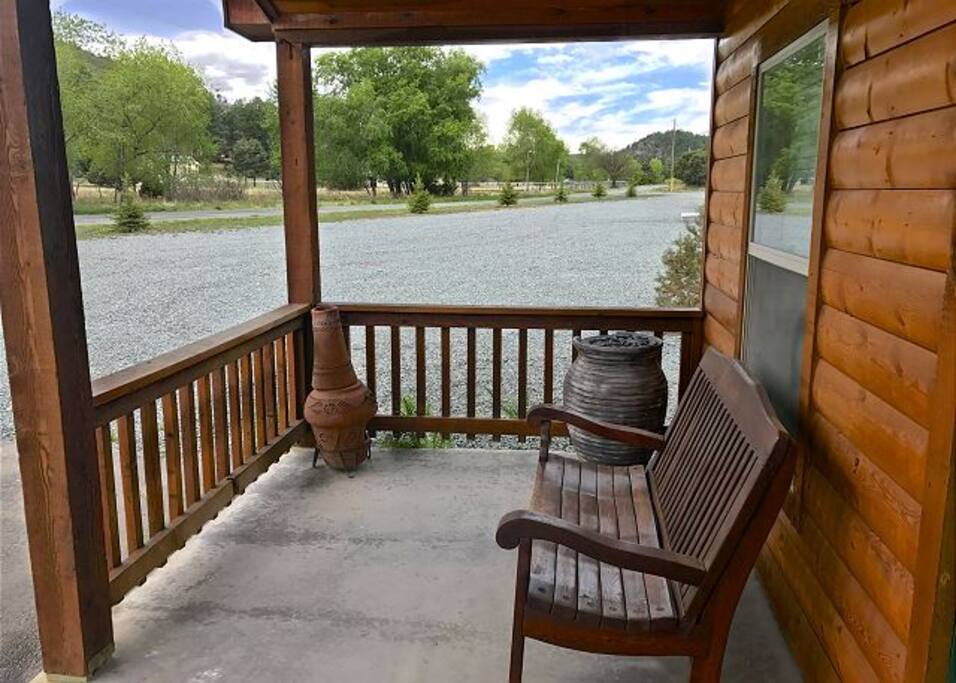 Great place for coffee while watching the elk herd.