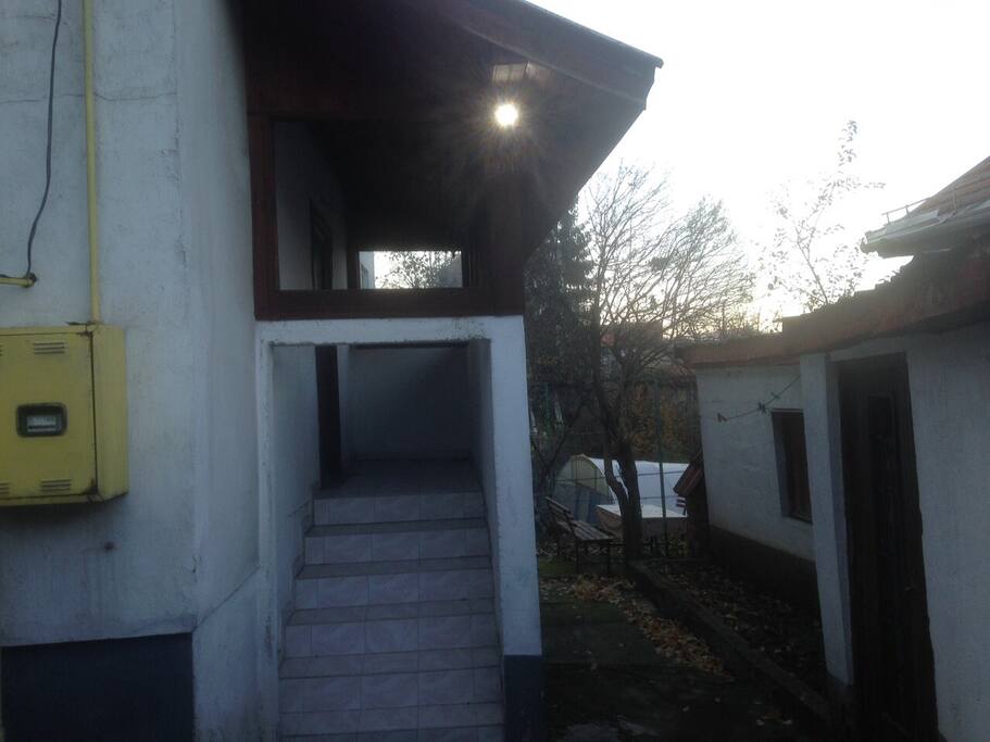 Entrance to the house