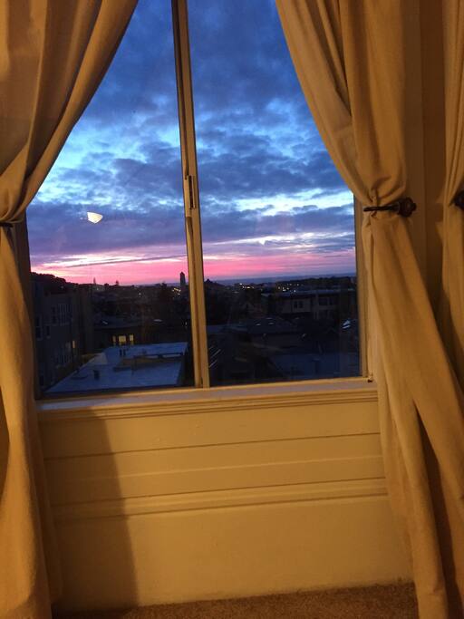 Watch amazing sunsets from the hammock chair