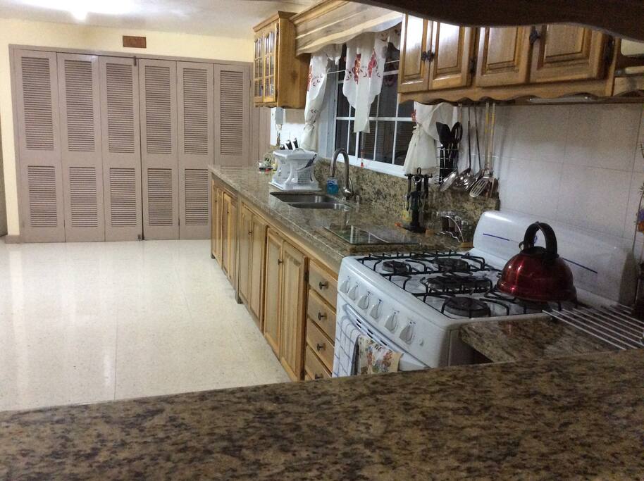 Spacious kitchen