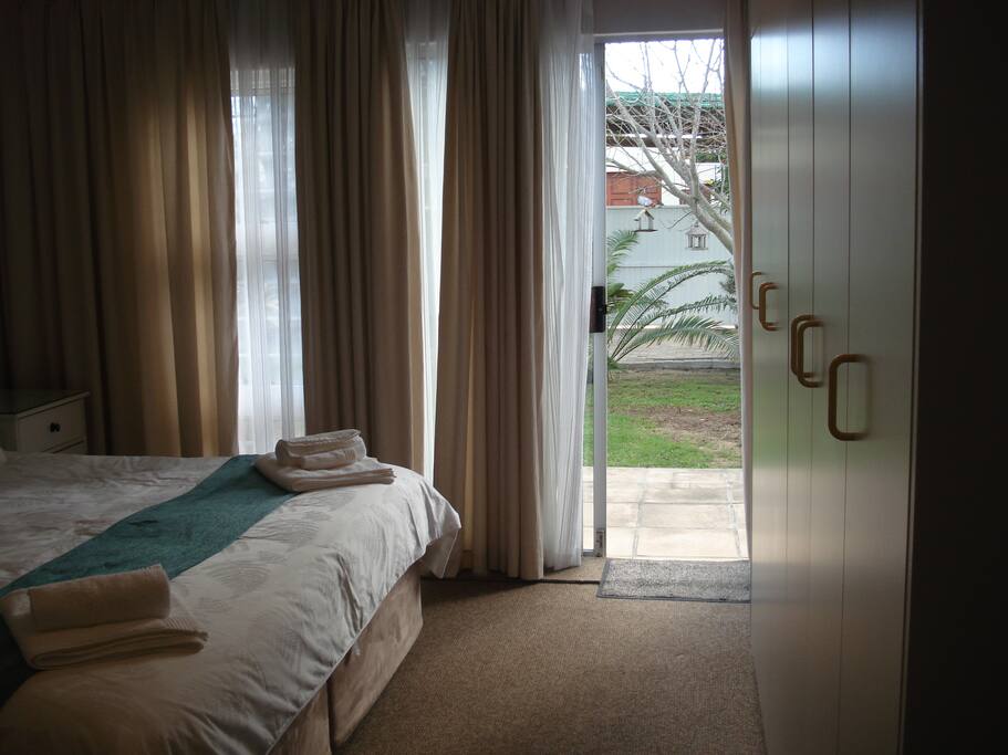 View into garden