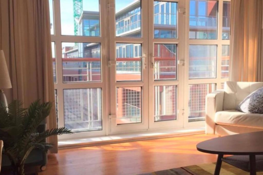 Bright living room.