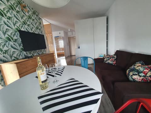 Top Airbnb: Spacious studio with smart TV in Tarnogaj