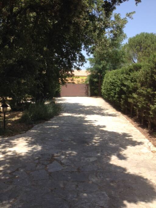 Entrée de la maison.