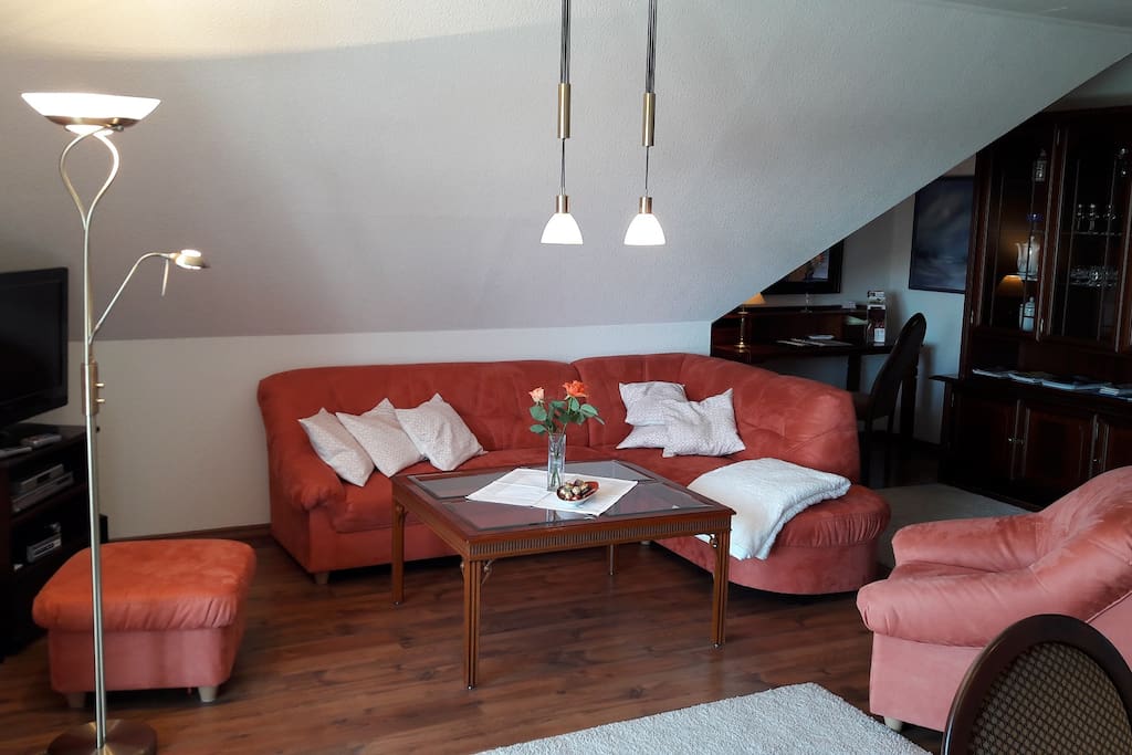 Wohnzimmer 50 m² Sitzecke