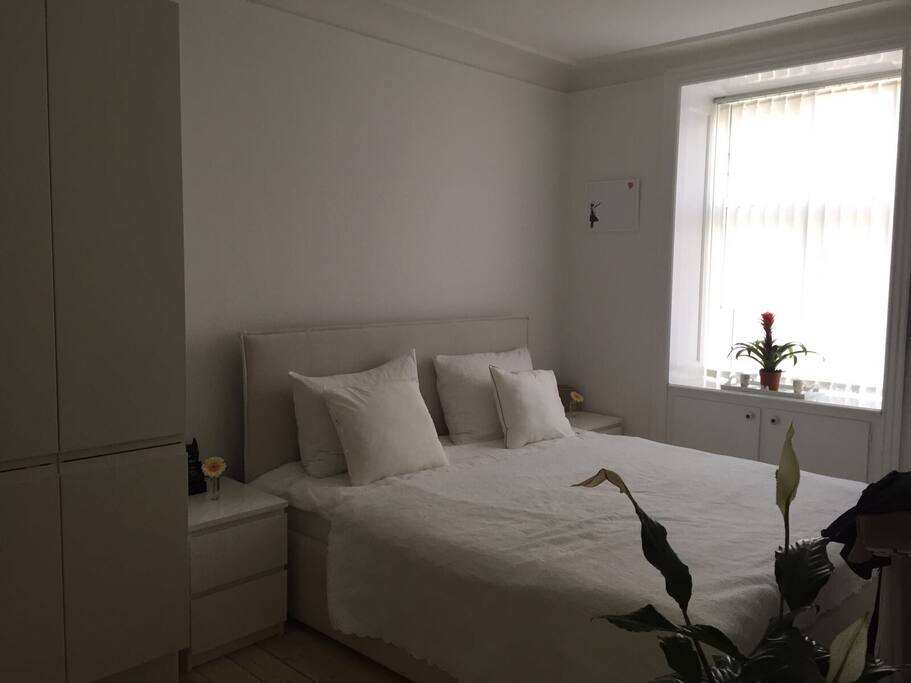Very White & Peaceful Bedroom