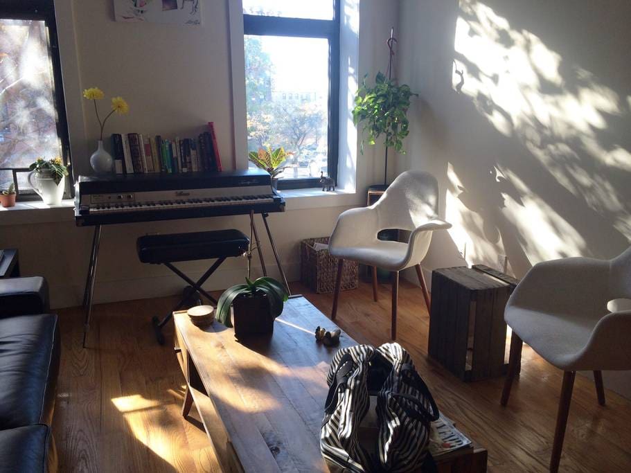 You'll find the apartment (recently renovated) extremely spacious and comfortable, equipped with an open kitchen, updated bathrooms, and Central Air Conditioning!
