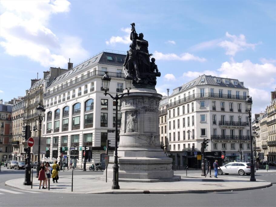 Place Clichy à coté de l'appartement