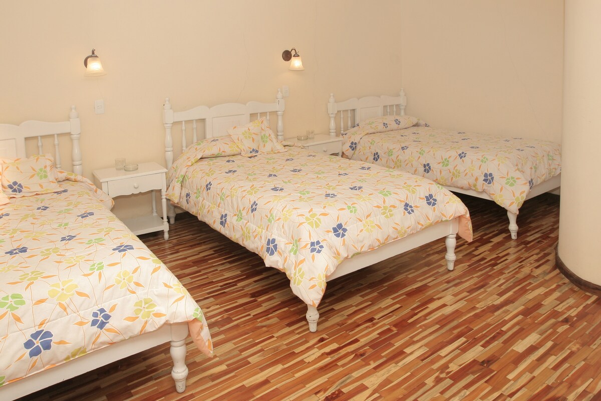 Vista general de la habitacíon.