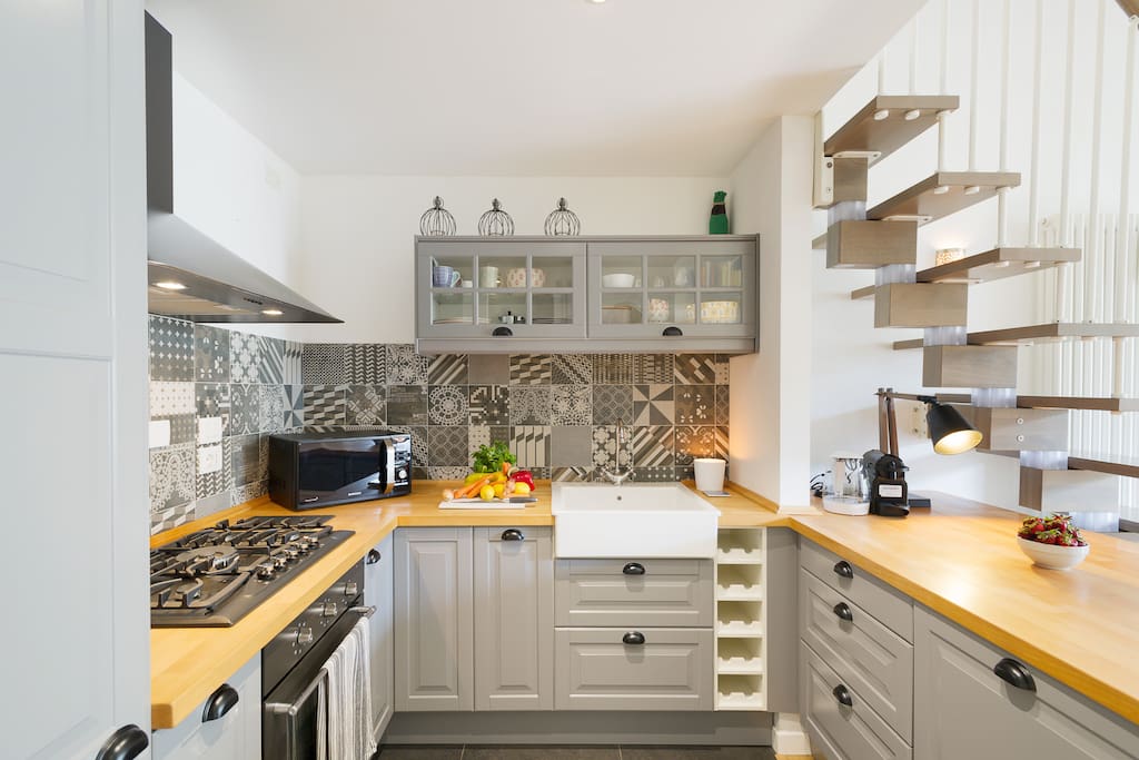 The equipped Kitchen