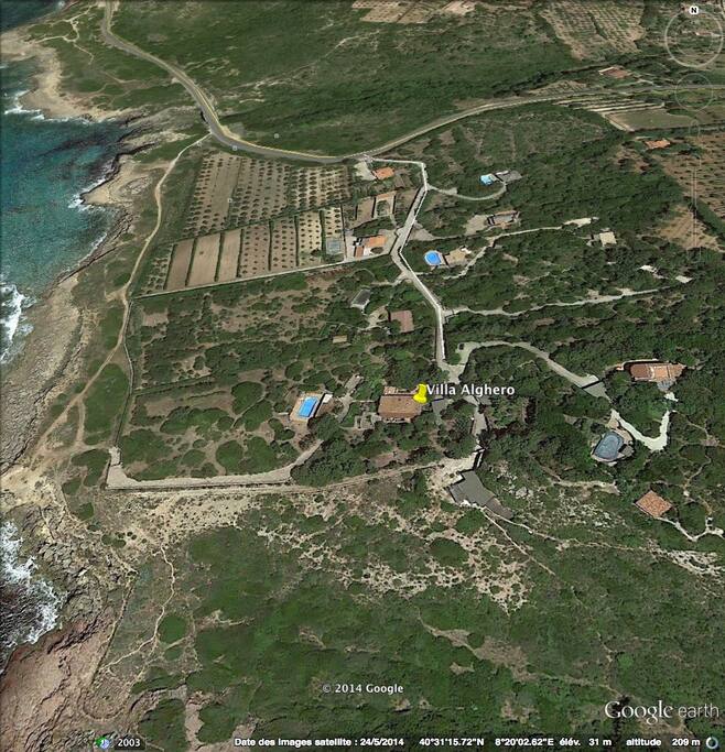 visuale dall'alto