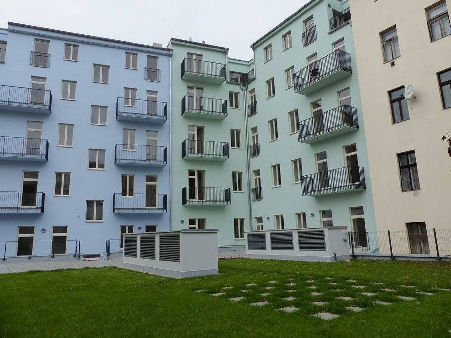 Inner grassy area
