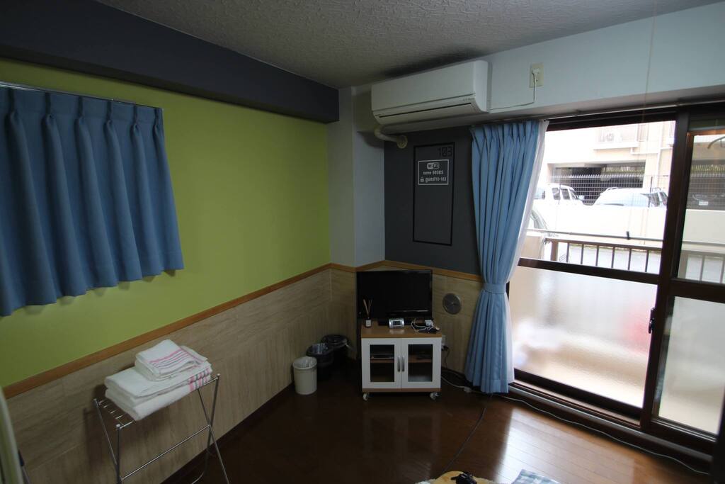 くつろぐには十分な広さをご用意しています。Enough for chilling out for 2 people.