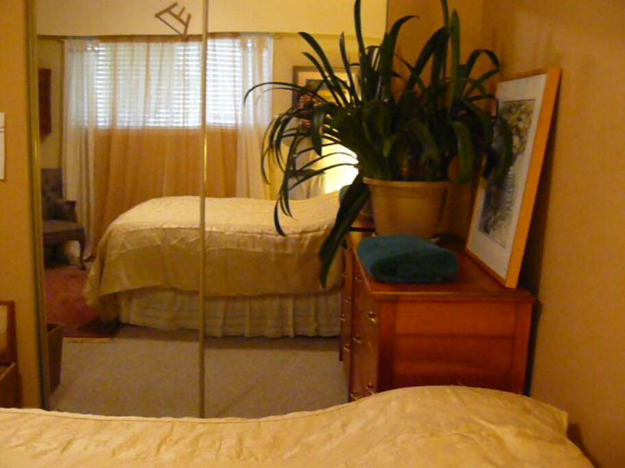 One of the multiple rooms that can be booked