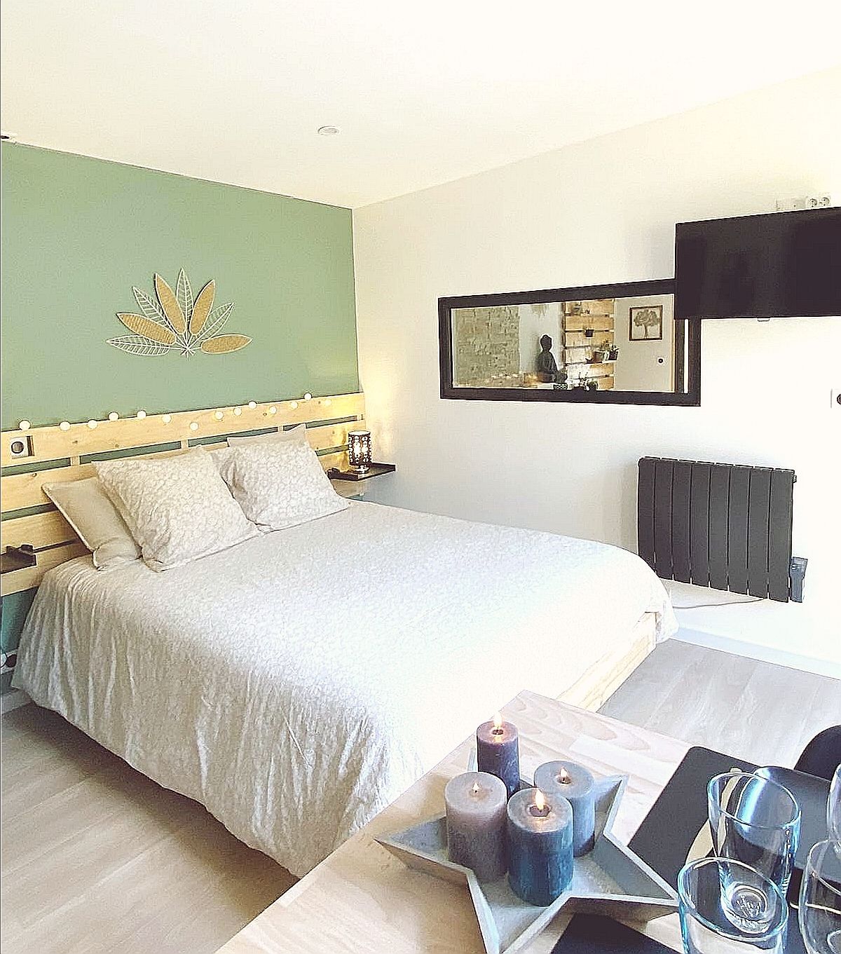 منطقة النوم: سرير بحجم كوين، تلفزيون مع نيتفليكس 