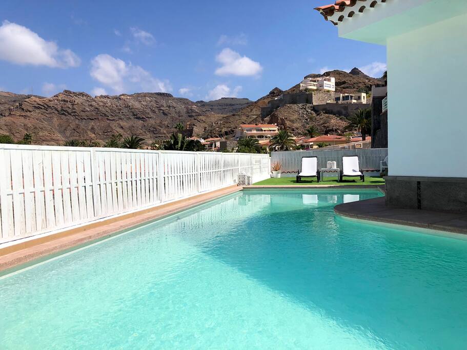 Our private swimming pool