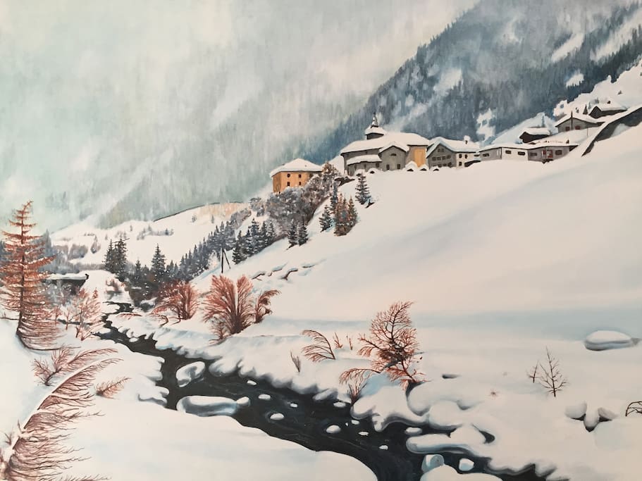 Val Bedretto, artista Edy Mottini, Airolo