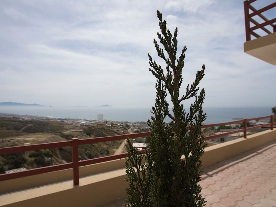 Ocean view from walkway