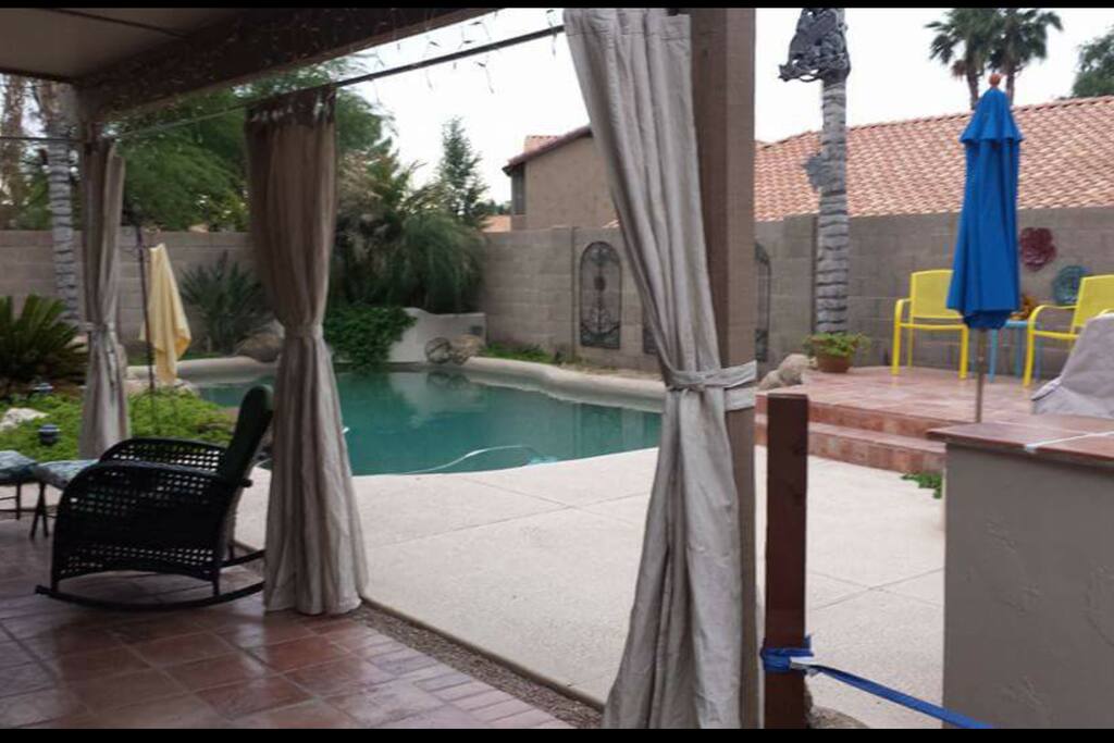 Pool and plenty of seating