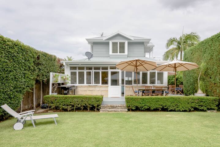 Stylish Beach Home with Private Garden