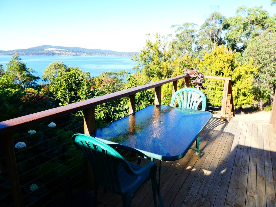 Sun drenched deck