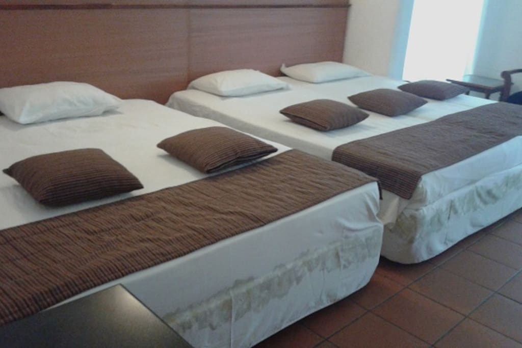 two double beds