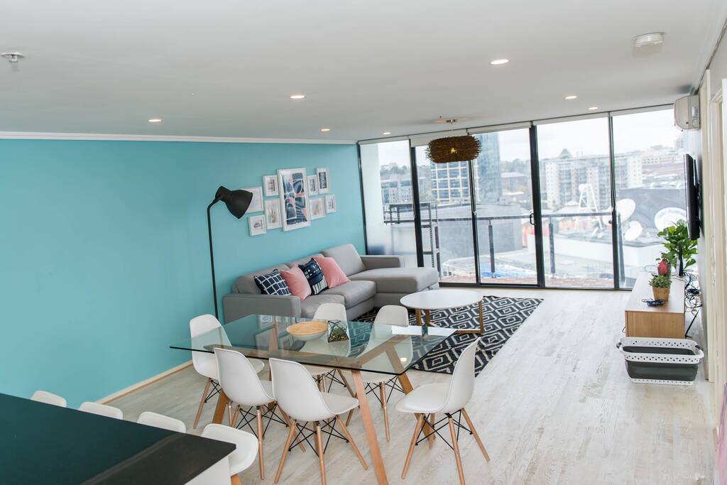 living and dining