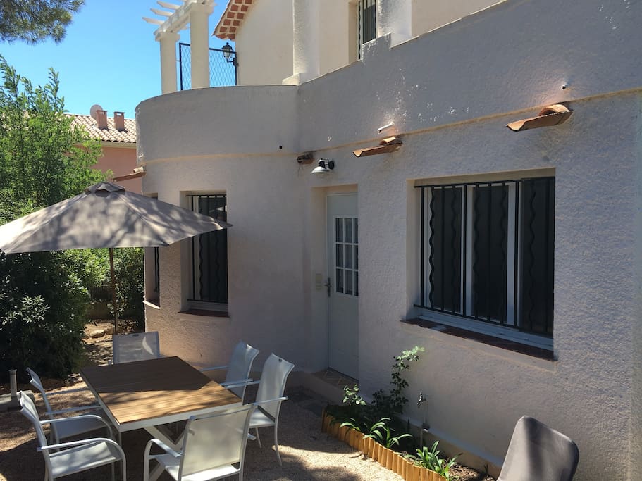 Vue côté terrasse avant