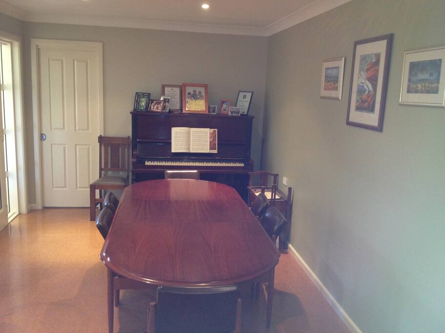 Second dining area adjacent to kitched