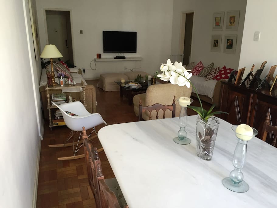 Sala de jantar e estar