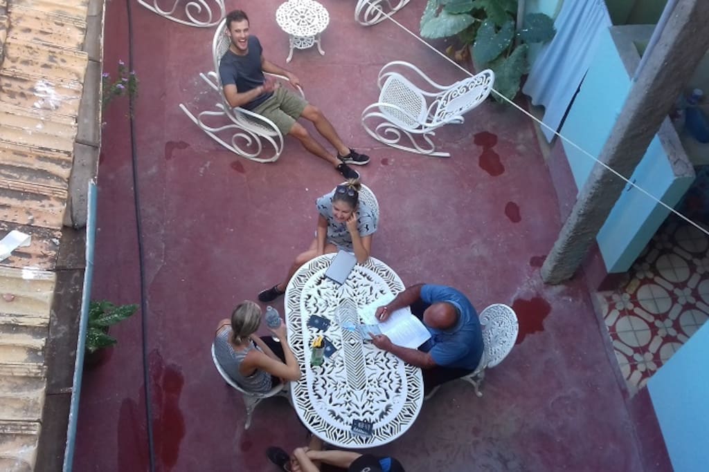 patio de la casa