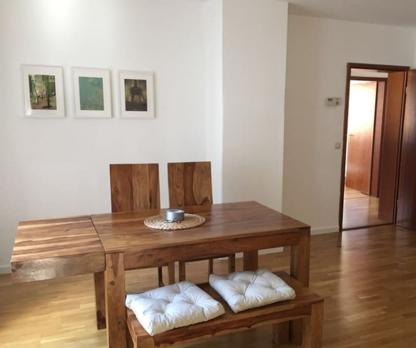 Dining and living room