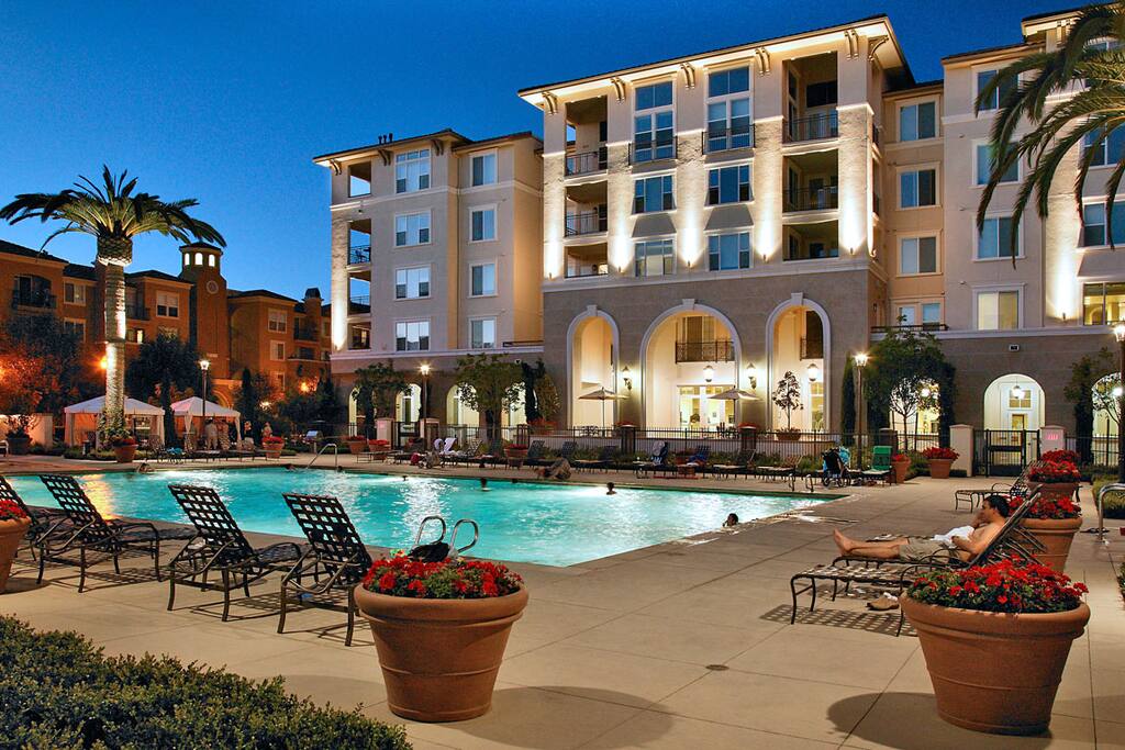 Olympic size pool with hot tubs, BBQ's, and cabanas.