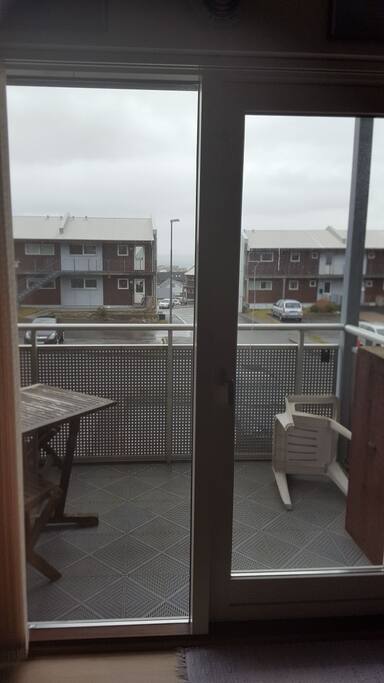 Balcony with room for 2-4 persons.